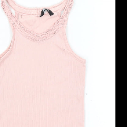 George Girls Pink   Basic Tank Size 8-9 Years