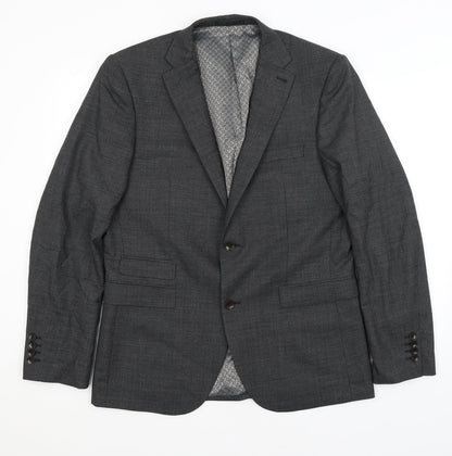 Mens UK Size L NEXT Regular Grey Suit Jacket