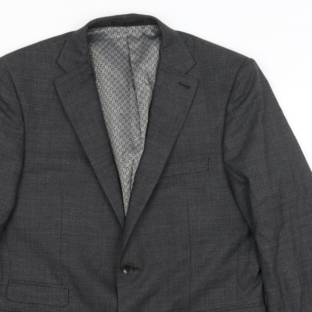 Mens UK Size L NEXT Regular Grey Suit Jacket