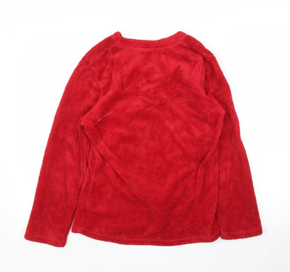 Primark Womens Red   Pullover Jumper Size 6  - PJ top