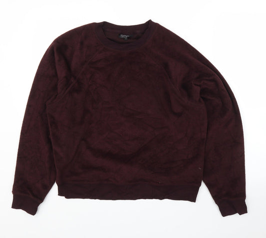 Womens UK Size 10 Topshop Purple Pullover Jumper