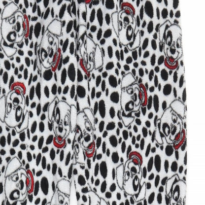 Primark Womens White Solid  Chemise Pyjama Pants Size S  - 101 Dalmatians