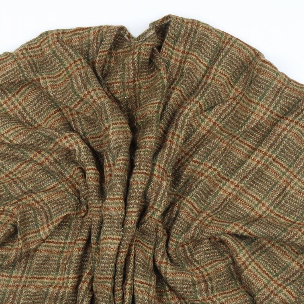 Womens UK Size One Size Preworn Brown Cape Jumper