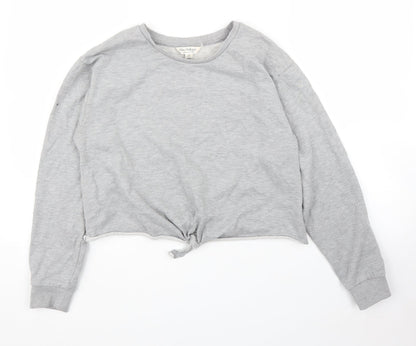 Womens UK Size 6 Miss Selfridge Grey Pullover Jumper