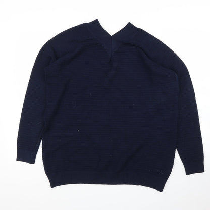 TU Mens Blue   Pullover Jumper Size L