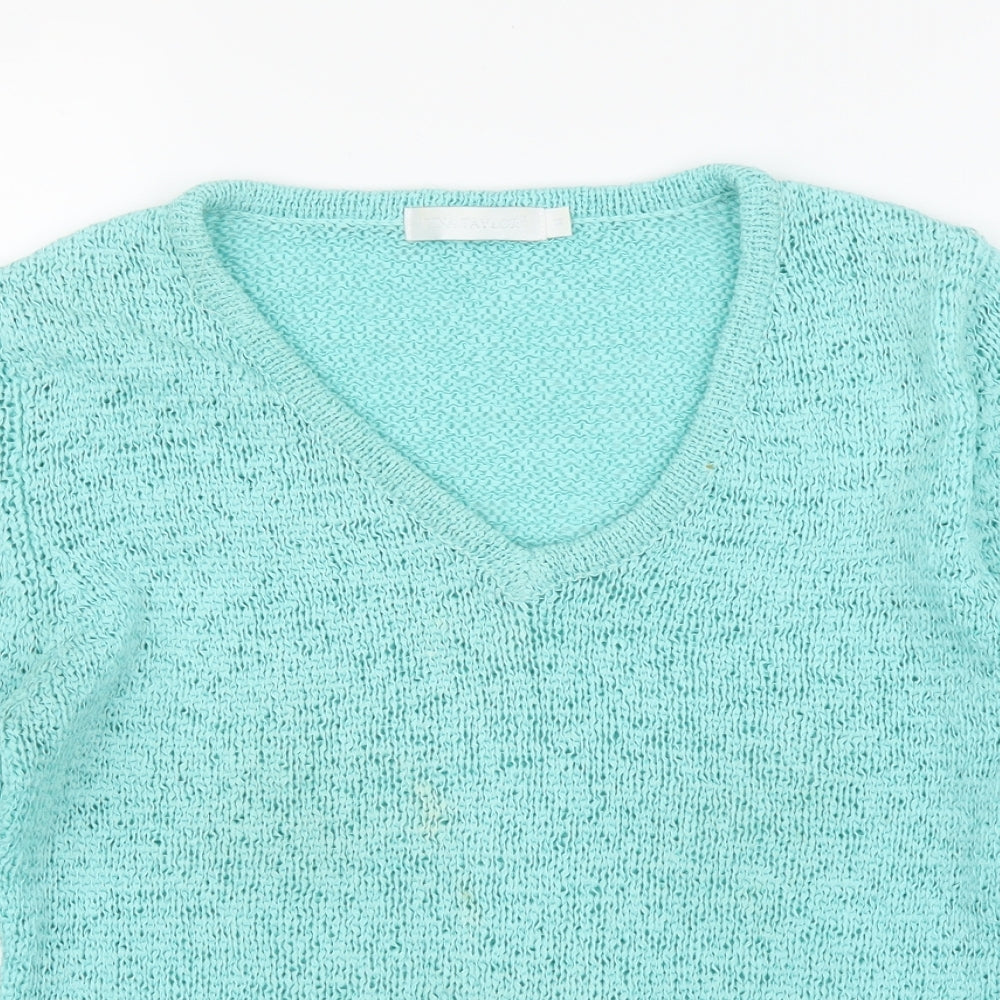 Tina Taylor Womens Green   Basic Blouse Size M