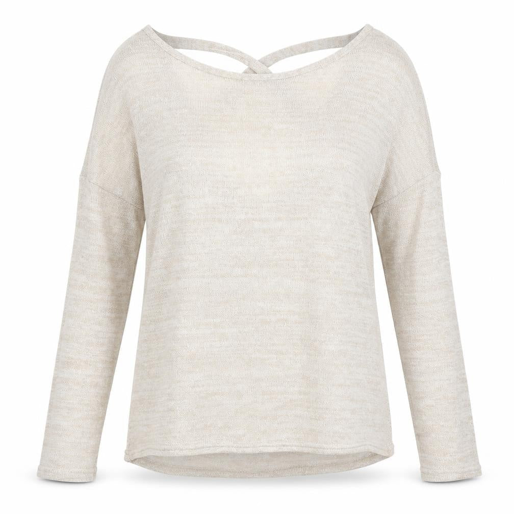 Womens UK Size 8 River Island Beige Basic Blouse
