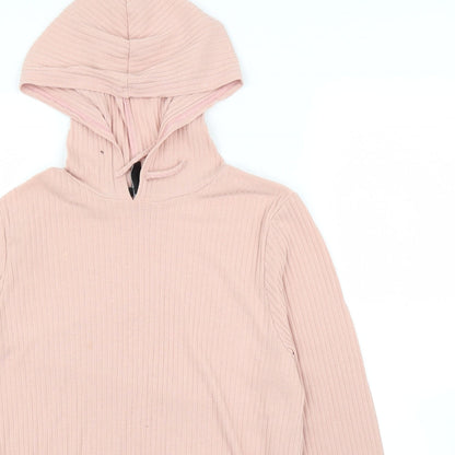 New Look Girls Pink   Pullover Hoodie Size 14 Years