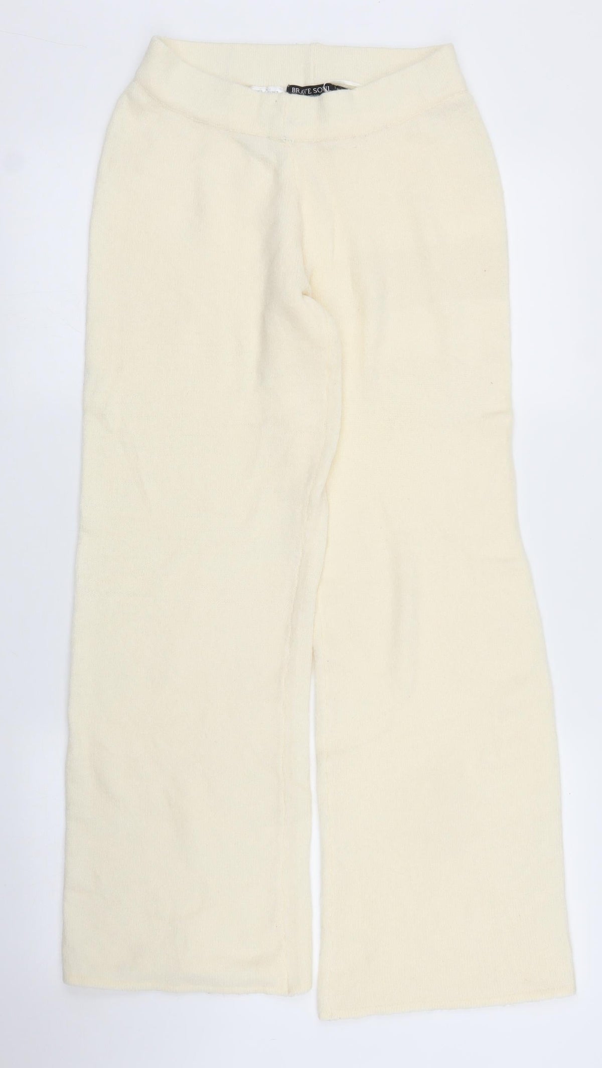 Brave Soul Womens Ivory Solid  Chemise Pyjama Pants Size S