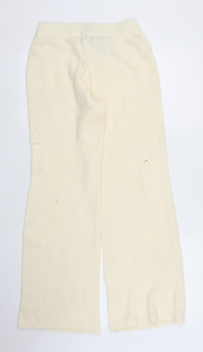Brave Soul Womens Ivory Solid  Chemise Pyjama Pants Size S