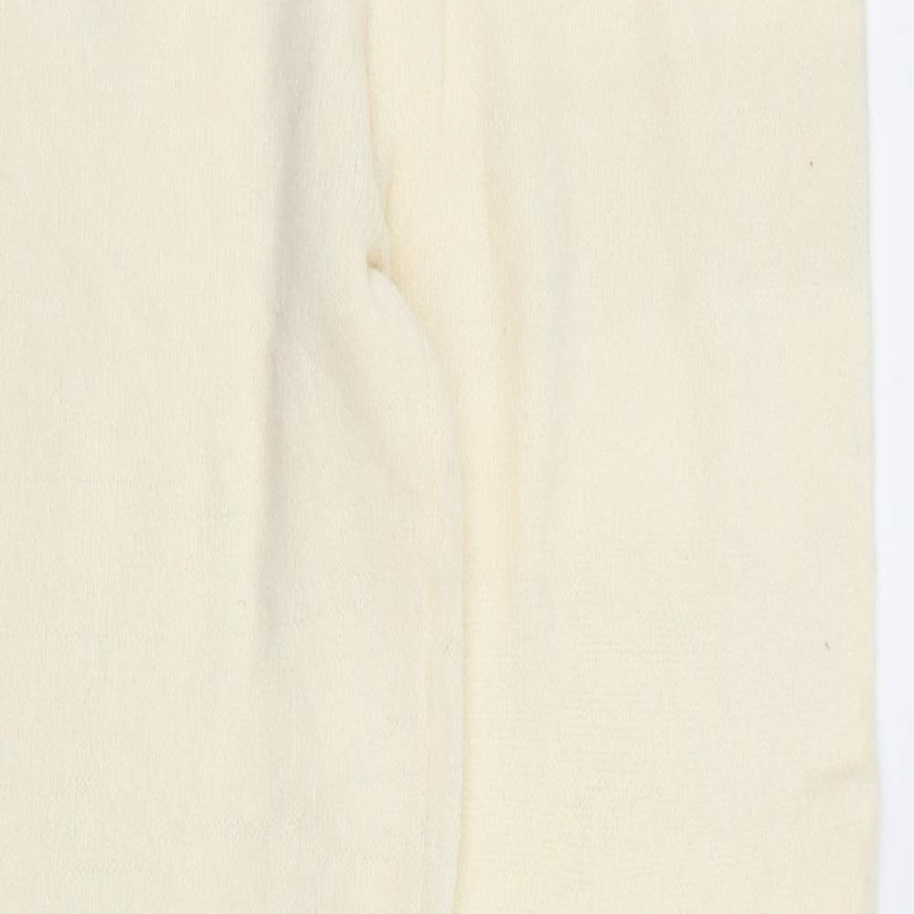 Brave Soul Womens Ivory Solid  Chemise Pyjama Pants Size S