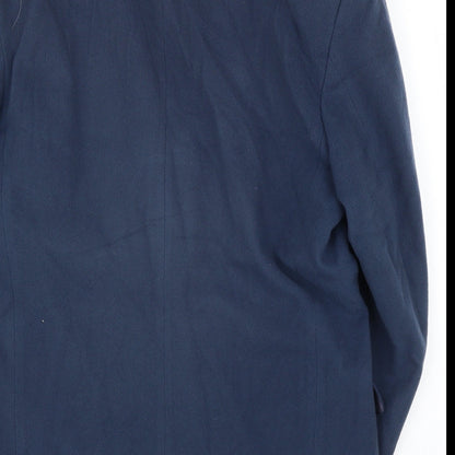 Alexandra Mens Blue  Fleece Jacket Suit Jacket Size 42