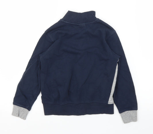 BluKids Boys Blue   Full Zip Jumper Size 4-5 Years