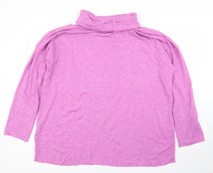 Senzatempo Womens Purple   Pullover Jumper Size 2XL