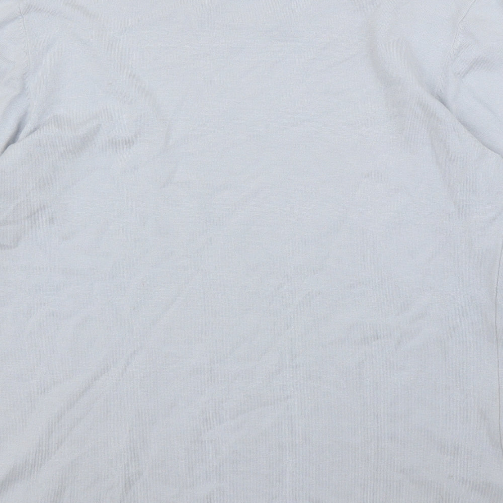 BASSINI Womens Blue   Pullover Jumper Size L