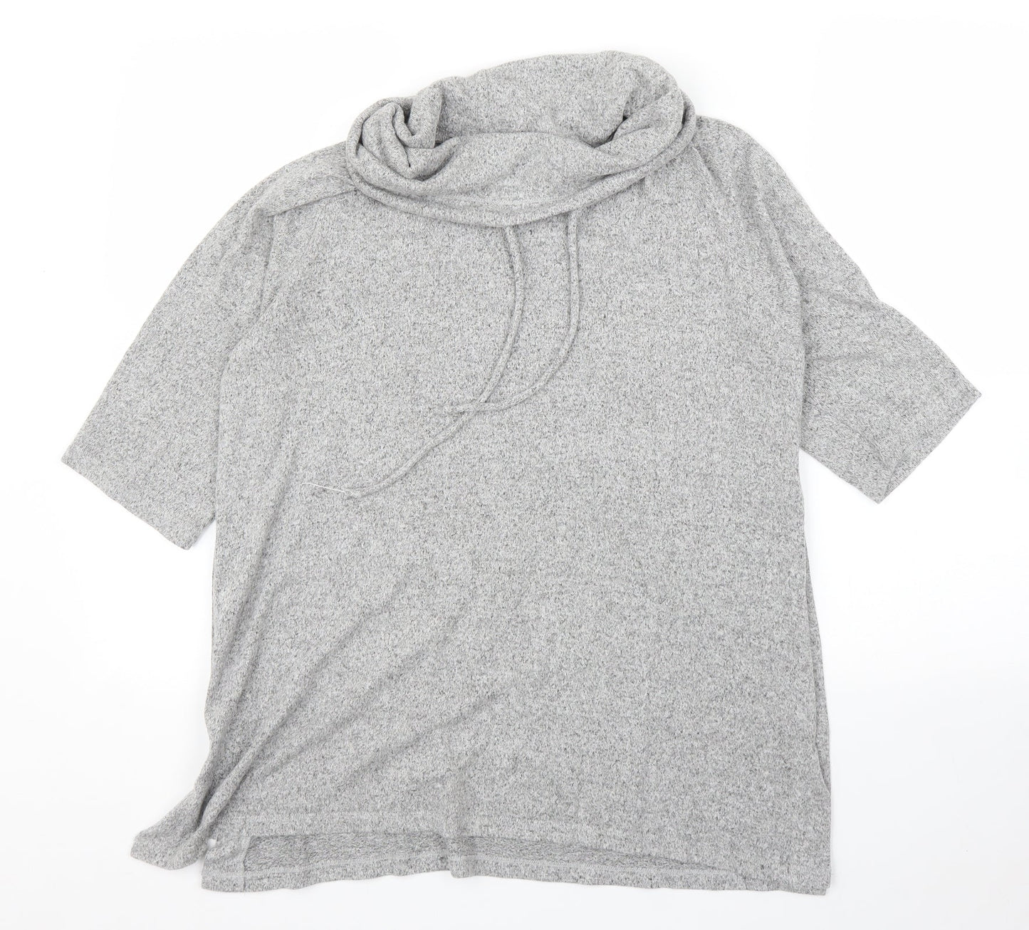 Womens UK Size M COIN 1804 Grey Tunic Blouse