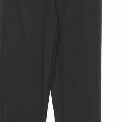 Womens UK Size S Preworn Regular Fit  Black Trousers
