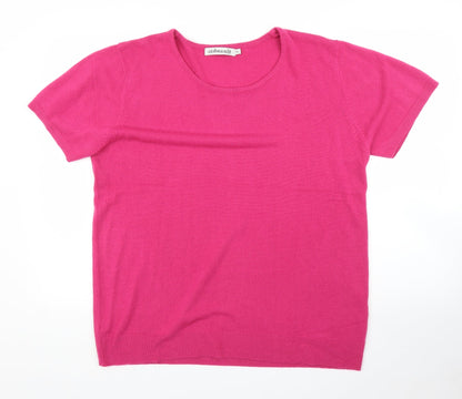 Womens UK Size XL Cashmasoft Pink Pullover Jumper