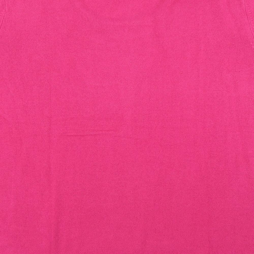 Womens UK Size XL Cashmasoft Pink Pullover Jumper
