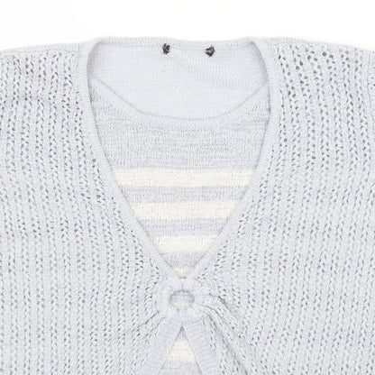 Womens UK Size S BM Blue Pullover Jumper