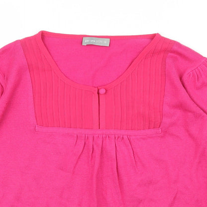 Womens UK Size 12 Per Una Pink Pullover Jumper