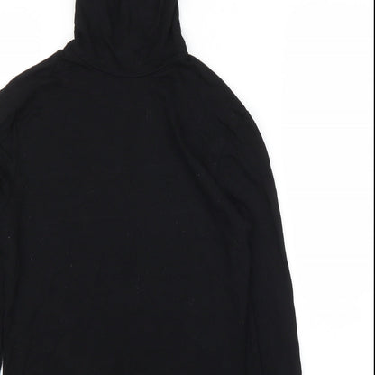 Womens UK Size 10 ASOS Black Basic T-Shirt