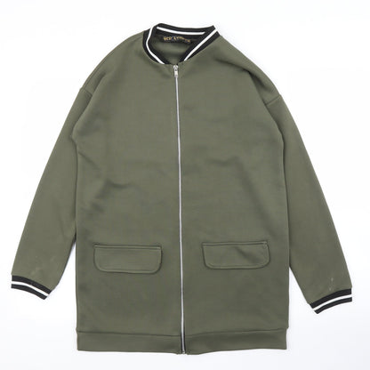 QED London Womens Green   Full Zip Jumper Size 10
