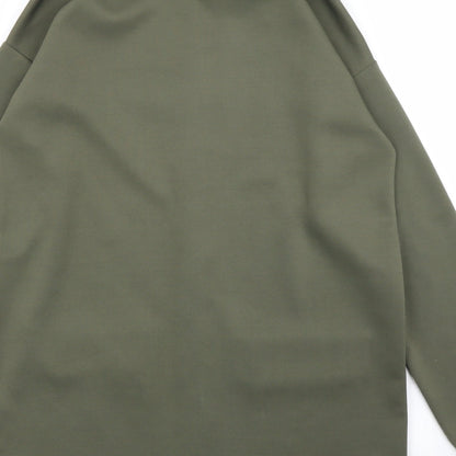 QED London Womens Green   Full Zip Jumper Size 10