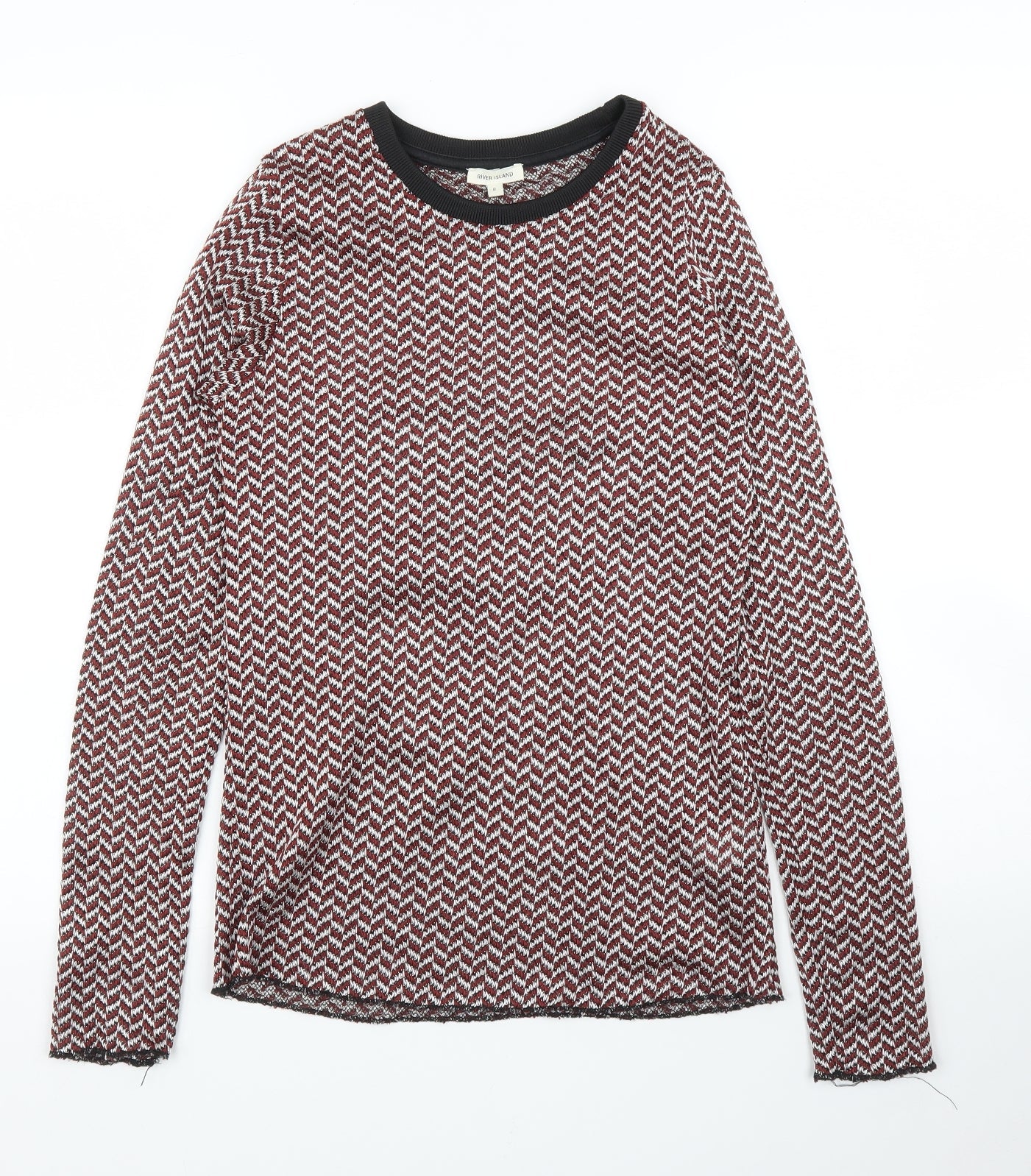 Womens UK Size 8 River Island Purple Pullover Jumper