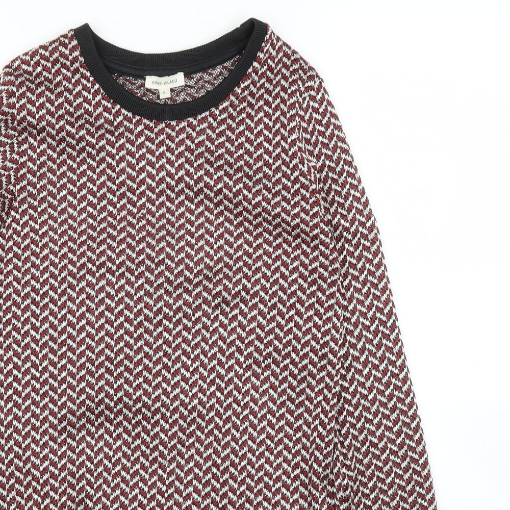 Womens UK Size 8 River Island Purple Pullover Jumper