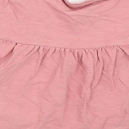 TU Girls Pink   Basic T-Shirt Size 12-18 Months