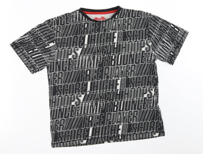 F&F Boys Black   Basic T-Shirt Size 9-10 Years