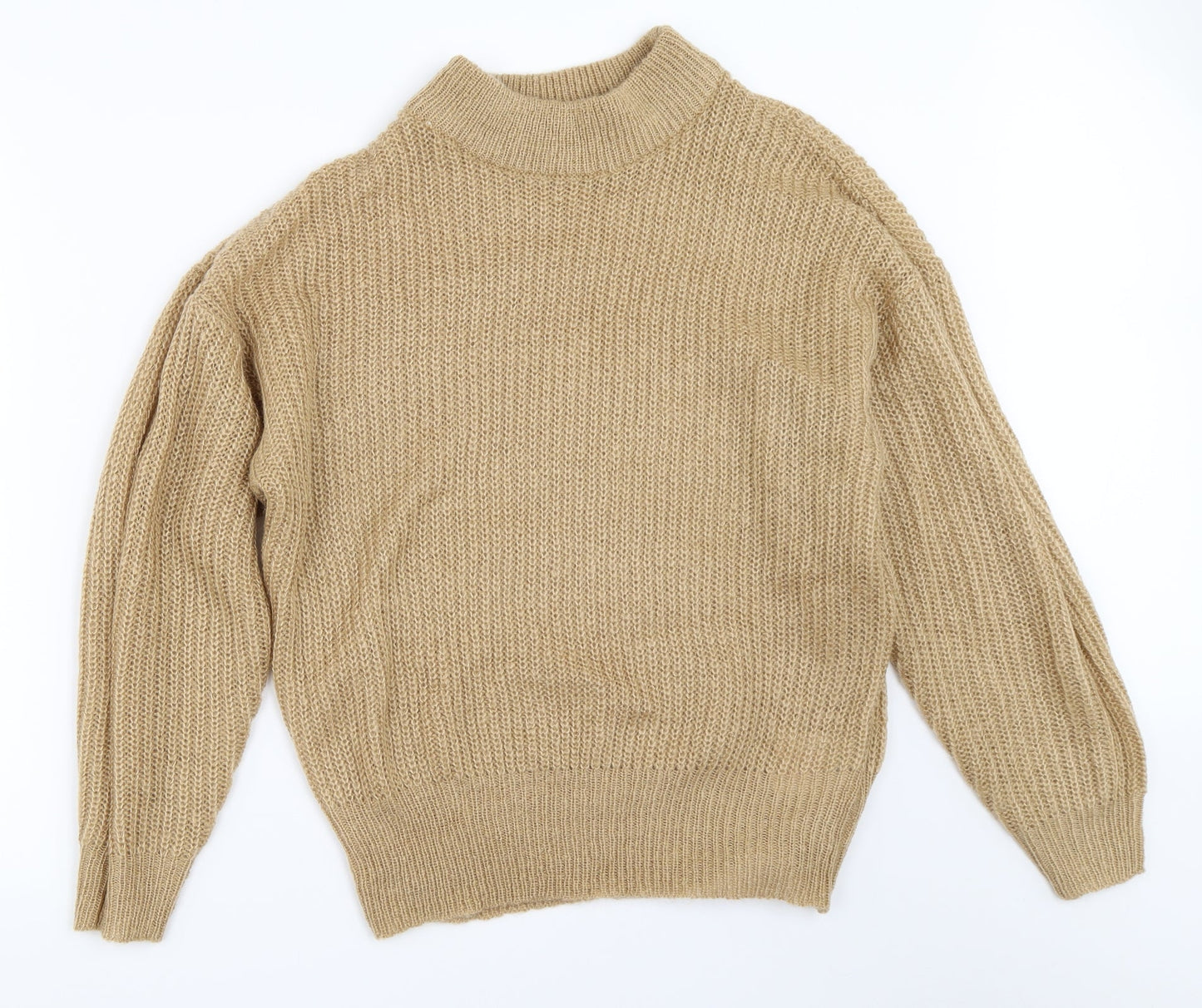 Brave Soul Womens Beige   Pullover Jumper Size L