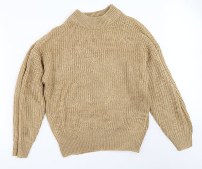 Brave Soul Womens Beige   Pullover Jumper Size L