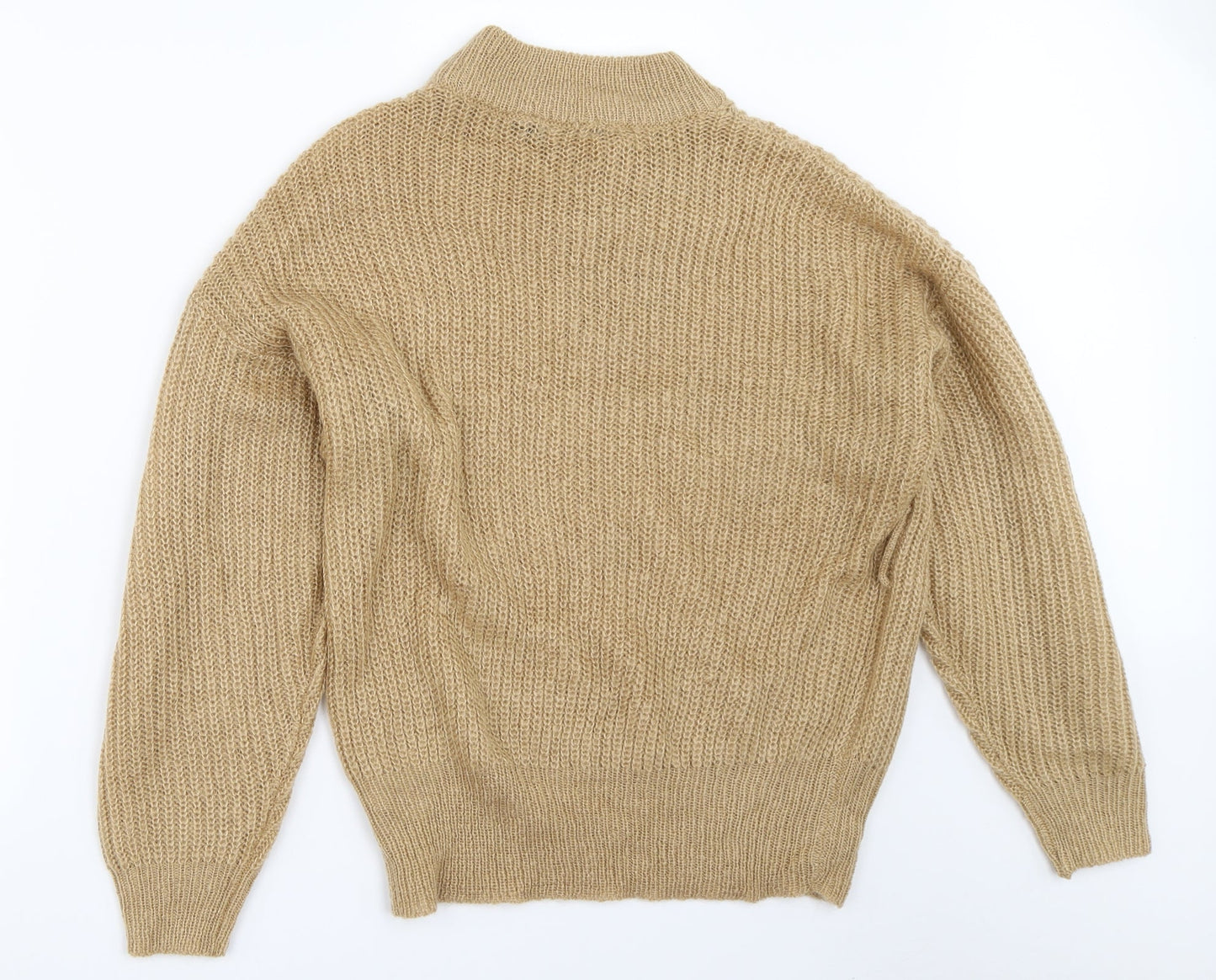 Brave Soul Womens Beige   Pullover Jumper Size L