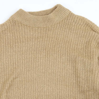 Brave Soul Womens Beige   Pullover Jumper Size L