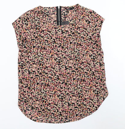 Womens UK Size 8 Only Black Basic Blouse