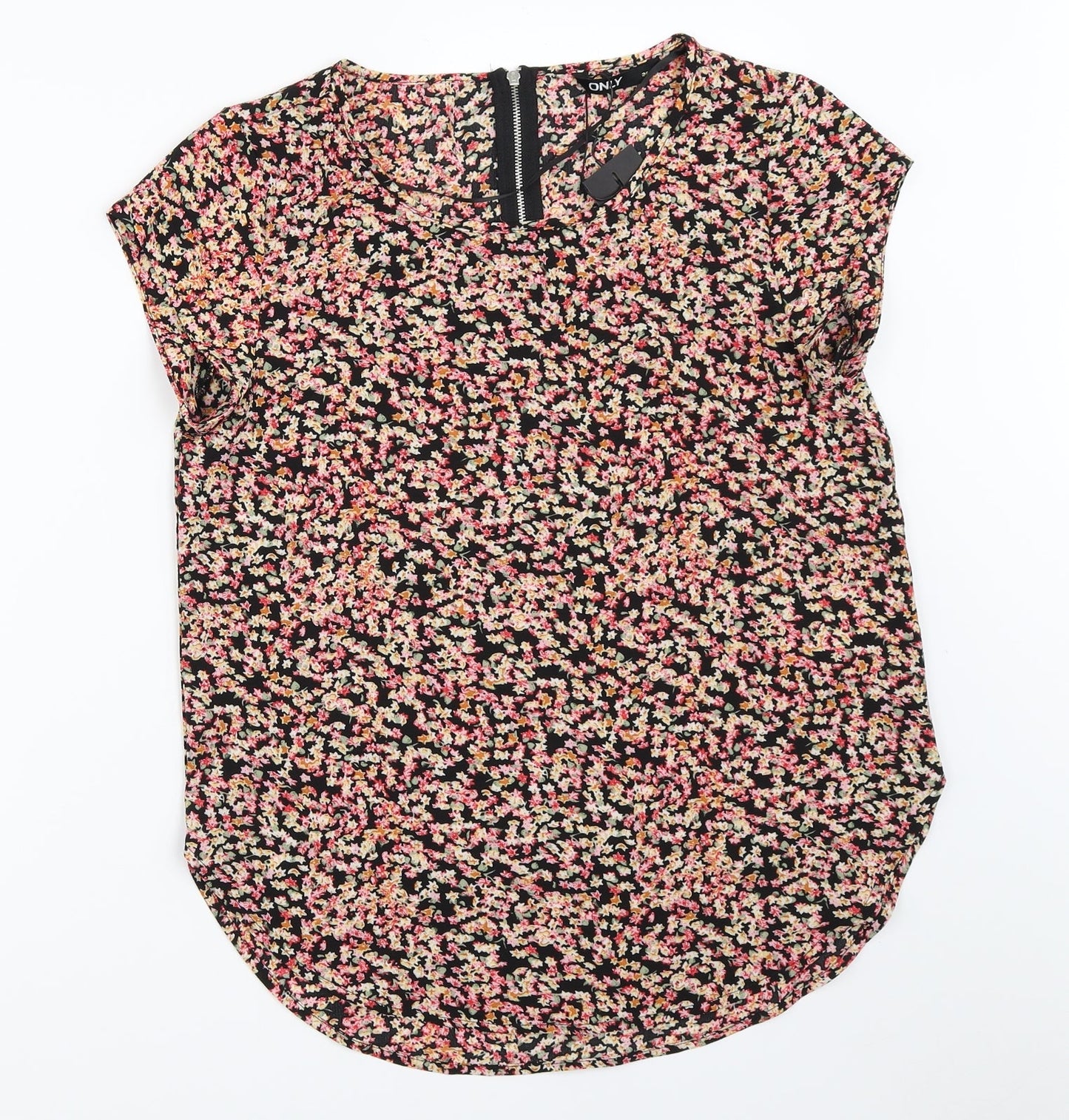 Womens UK Size 34 Only Black Basic Blouse