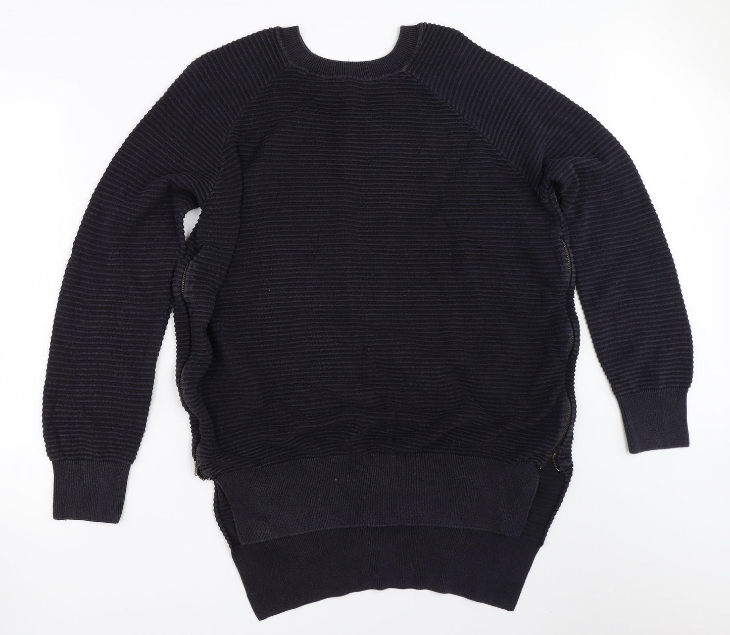 Womens UK Size XS French Connection Blue Pullover Sweatshirt
