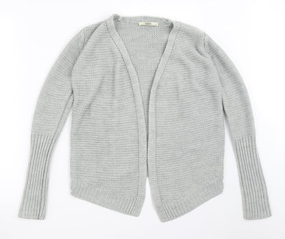 Womens UK Size XS Oasis Grey Cardigan Jumper