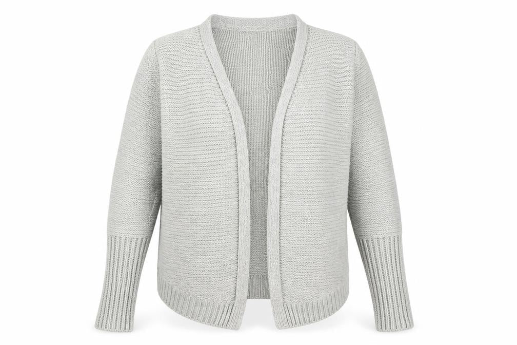 Womens UK Size XS Oasis Grey Cardigan Jumper