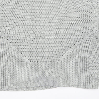 Womens UK Size XS Oasis Grey Cardigan Jumper