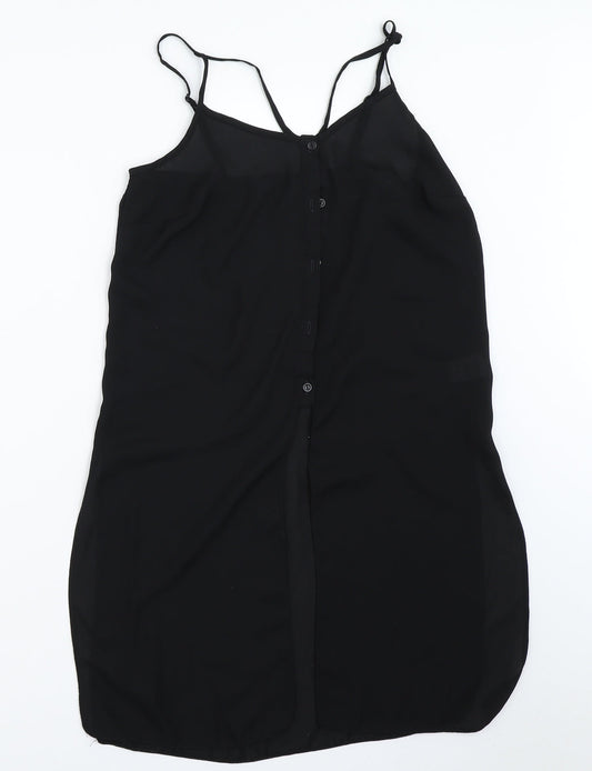 Womens UK Size 8 Atmosphere Black Camisole Blouse