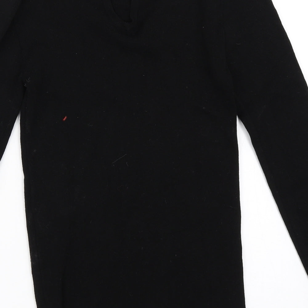 Womens UK Size 6 Warehouse Black Pullover Jumper
