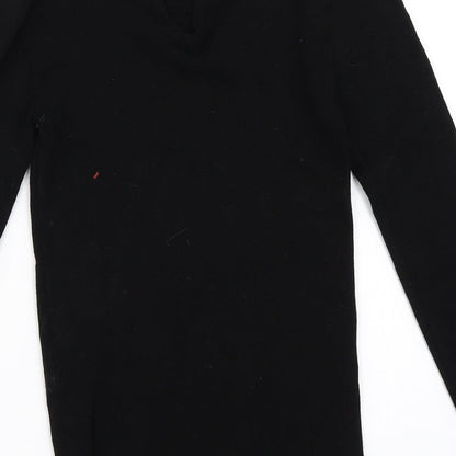 Womens UK Size 6 Warehouse Black Pullover Jumper