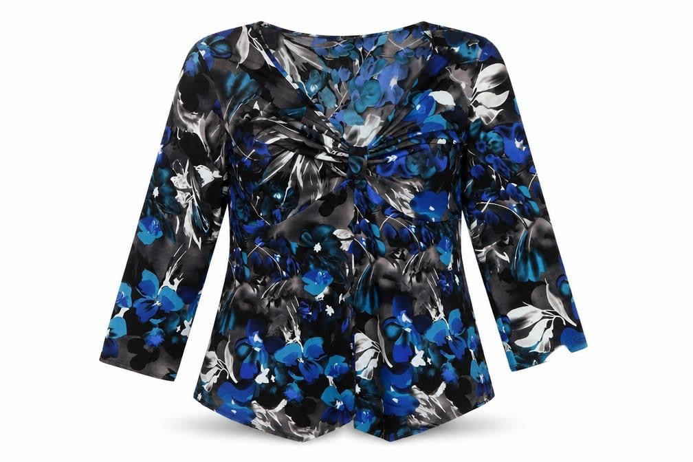 Womens UK Size L Saloos Blue Basic Blouse