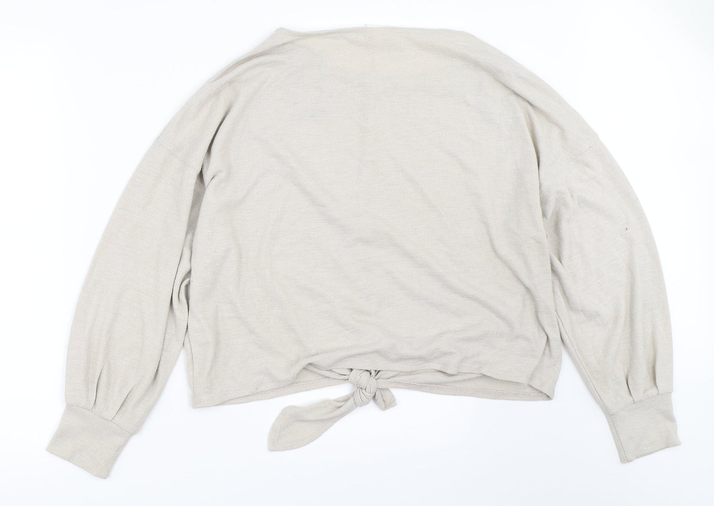 Womens UK Size M H&M Beige Pullover Jumper
