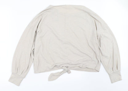 Womens UK Size M H&M Beige Pullover Jumper