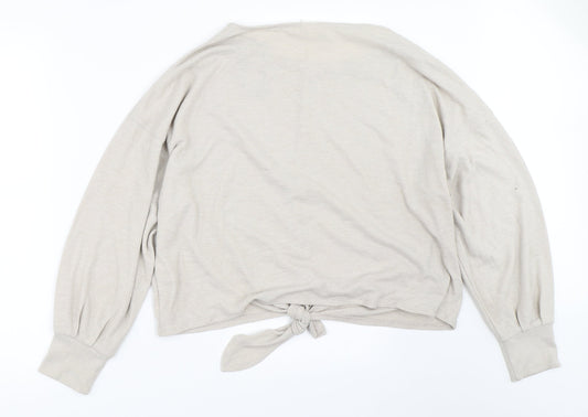 Womens UK Size M H&M Beige Pullover Jumper