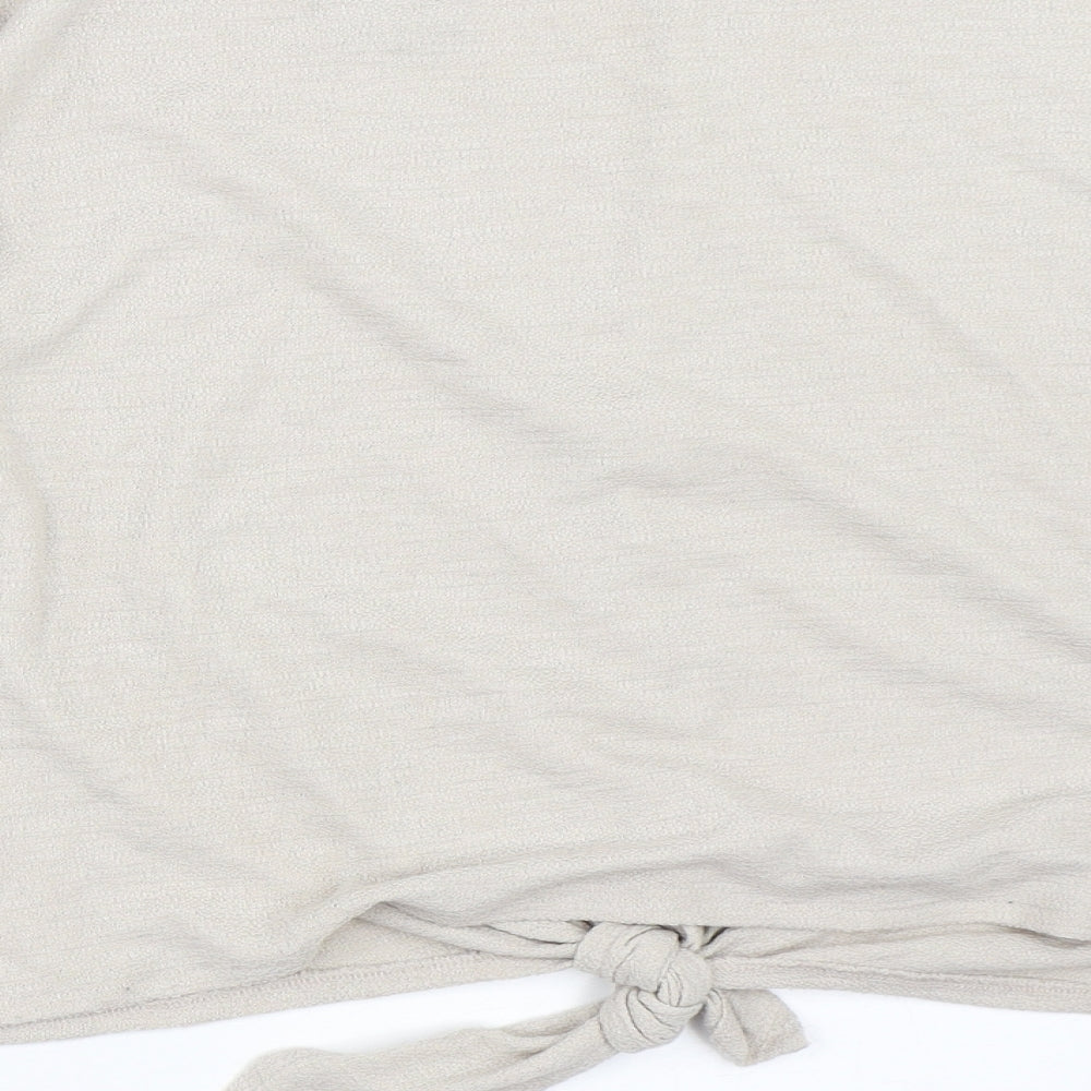 Womens UK Size M H&M Beige Pullover Jumper